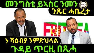 Nov 26/2024 እዋናዊ ሓቤረታ ንሻዕብያ ምድህላል ን መን ዩ