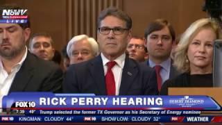 FULL: Rick Perry Senate Confirmation Hearing - Trump's Secretary of Energy Nominee (FNN)