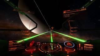 Federal Gunship in Conflict Zone with Long Range Beam Lasers