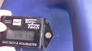 Tiny Tach and SenDec Hour Meter Comparison