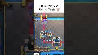 Other  Vs Real Tesla “Pros”  #clashroyale #clashroyaleshorts #clashroyalememes #shorts