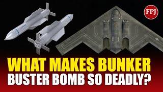 Bunker Busters: The powerful 13,600-kg Bombs Used by US to Target Iran’s Nuclear Facilities