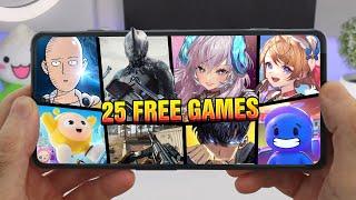 25 Best FREE Android & iOS Games 2024!