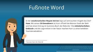 Fußnote in Word erstellen: So geht's! - Studyflix