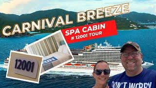 Carnival Breeze Cloud 9 Spa Balcony Tour 2021