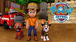 Paw Patrol | щенячий патруль | новые истории бухты приключений | мегащенки спасают карлоса