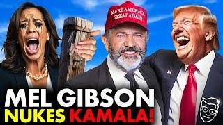 Hollywood LEGEND Mel Gibson Backs Trump While BRUTALLY Roasting Kamala: 'I.Q. of a FENCE POST!'