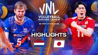 Netherlands  vs. Japan  - Highlights | Week 1 | Men's VNL 2025