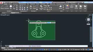 AutoCAD 2016 видеоурок | Создание 2d чертежа детали