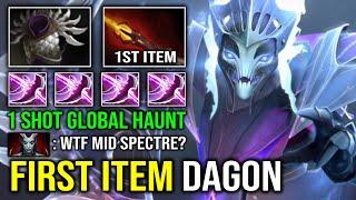 100% NEW OP MID Solo Mid Spectre First Item Dagon 1 Shot Global Haunt Unkillable Carry Dota 2