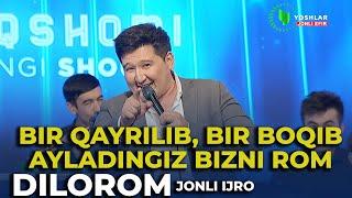 DILOROM  - MASHHUR MUHAMMAD | JONLI IJRO | YOSHLAR OQSHOMI