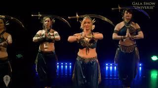 Tribal fusion sword performance | Samai Dance Studio | Tribal festival 2023 Gala Show "Universe"