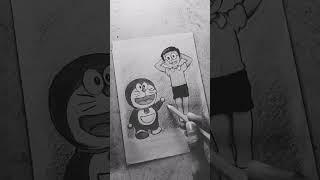 Doremon drawing Pencil colour #short #drawing