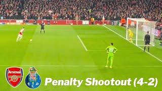 Full Arsenal vs Porto Penalty Shootout 4-2