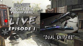 "Dual Snipers!" Modern Warfare LIVE Episode 1! (Modern Warfare LIVE W/GFHutchinson)