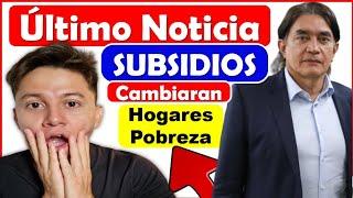 Subsidios en riesgo Director de Prosperidad Social Gustavo Bolivar Anuncia que harán cambios