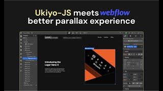 Ukiyo-JS meets Webflow: Better parallax experience