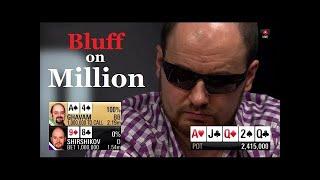 Bluff on Million in Final Table Poker Championship 2017