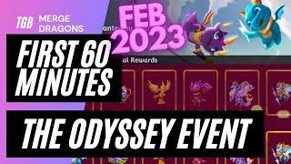 Merge Dragons The Odyssey Event First 60 Minutes Feb 2023