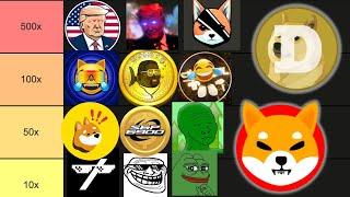 Memecoin Tier List Predictions for the bullrun