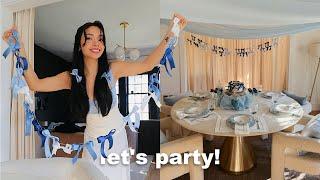 i threw a party in 24 hours! (day 15 & 16 of becoming a clean girl)