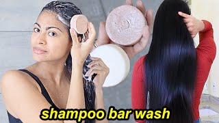 My RICE WATER SHAMPOO BAR ROUTINE! | How to use a shampoo bar properly + before & after results