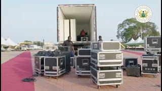 Preparations ahead of the 68th Independence celebrations at the Presidency