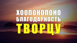 ХООПОНОПОНО - БЛАГОДАРНОСТЬ ТВОРЦУ! Активация Связи с Я Есмь Присутствием!