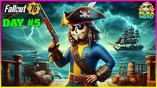 ️Live Fallout 76: A Pirate’s Life for Me – Captain Jack Sparrow’s Wasteland Adventures! #fallout76