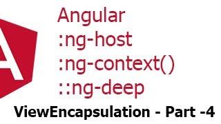 1.4) Angular | :host, :host-context, ng-deep | View encapsulation- Part-4 in Tamil