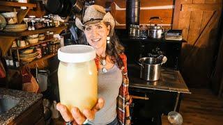 EASIEST way to make GHEE at home and SAVE money $$ OFF GRID | HOMESTEADING