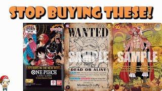 Stop Buying OP-09 (Emperors in the New World) Alternate Art & Secret Rare One Piece TCG Cards!