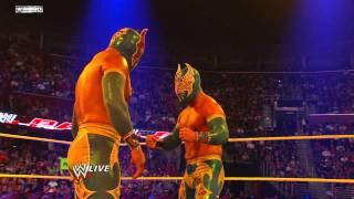 Raw - Sin Cara's match with Cody Rhodes is interrupted by a second Sin Cara