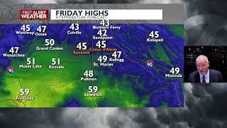 Spokane and Coeur d'Alene forecast for Friday