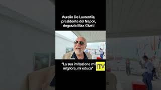 De Laurentiis reagisce all'imitazione di Max Giusti