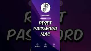 Reset Password Mac #shorts