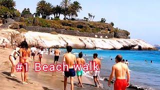 #1 Beach walk today. Del Duque, Tenerife, Spain. 4K