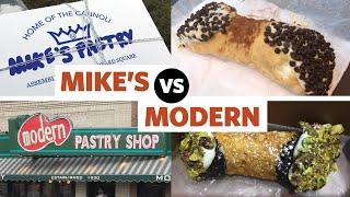 What's better? Mike's Pastry vs. Modern Pastry in Boston, MA