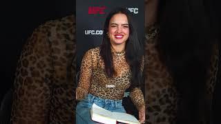 Alex Pereira and Nina Drama trying to pronounce difficult words LOL #shorts #ufc #mma