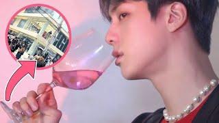 BTS NEWS TODAY!!BTS Jin’s Alcohol Brand Pop-Up Store Draws Huge Crowd Despite No Promotion,,