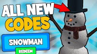 ALL *NEW* SNOWMAN SIMULATOR CODES! (February 2021) | ROBLOX Codes *SECRET/WORKING*