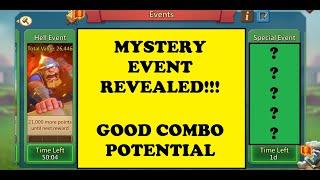 Lords Mobile -  MYSTERY EVENT REVEALED!  - Potential combo ahead