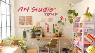 Art Studio Tour  How I Organize Inventory + Supplies!