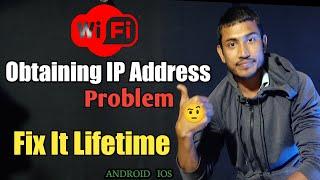  Live proof | Wifi stuck on obtaining IP adress problem | Failed to obtain IP adress | [Solved]