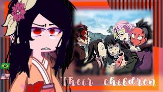 •|Demon Slayer Mothers react to their kids|• // KNY// gacha club /