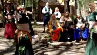 jeanie on drums.. belly dancing, sherwoodforest faire 03/28/2010