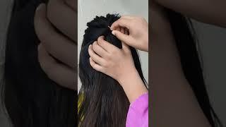 use ur hair pin like this, pin hack hairstyle, #MahiHairDesigns #ytshorts #shortsvideo #hairpins