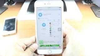 Telegram messenger install to iphone 6s, 6, 5s, 5