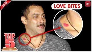 Bollywood's Top 5 Actors Who Flaunted Their Love Bites | Bollywood Actors Love Story