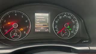 Сброс сервиса VW EOS 2012 Start-Stop